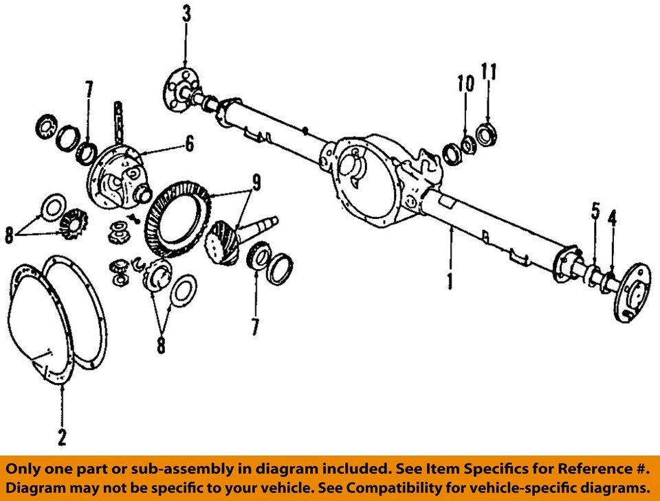 Sellos de eje trasero Dodge Chrysler OEM 84-94 B350 4032450 Foto 1 de 1