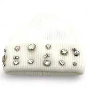 NEW L\' ATELIER DU SAC Hat Hat White Female - 16545-000-W4H-A - Picture 1 of 1