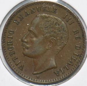 Italy 1903 Vittorio Emanuele III 2 Centesimi 292615 combine shipping - Picture 1 of 2