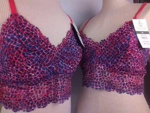 No Boundaries Fuchsia Longline Lace Bralette Size XL - New. (Lot Of 2). (46) - Picture 1 of 24