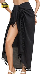 Sarong Wraps for Women Beach Cover up Bikini Bathing Suit Swimsuit Scarf Pareo B - Picture 1 of 6