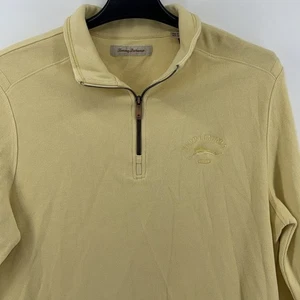 Suéter Tommy Bahama Para Hombre Grande 1/4 Cremallera Pullover Logo Grande Relax Pez Vela Marlín - Imagen 1 de 10