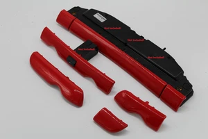 05-12 Porsche Boxster Cayman Interior Dash Console Strip Set - Guard Red - Foto 1 di 1