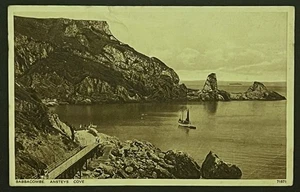 Vintage britische Postkarte Asteys Cove, Babbacombe, Devon - Bild 1 von 2