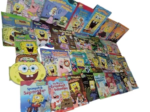 Lot of 10 Spongebob SquarePants Learn to Read TV NICKELODEON Books MIX UNSORTED - Picture 1 of 3