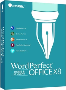 NOWOŚĆ WordPerfect Office X8 Dom i uczniowie Ed. Windows Suite *PROSZĘ PRZECZYTAĆ OFERTĘ SPRZEDAŻY! - Zdjęcie 1 z 2