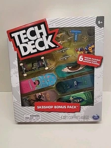 Tech Deck Flip SK8SHOP 6er Pack Finger Skateboards Spielzeug Maschine Bonus Pack NEU - Bild 1 von 5