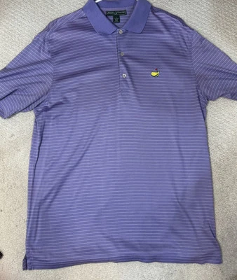 Polo Masters Collection para hombre talla grande morado/azulado Foto 1 de 4