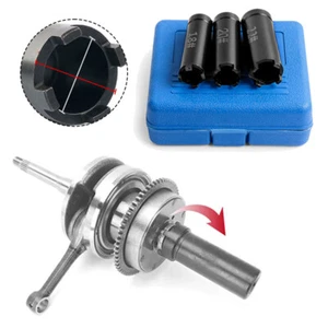 Steel Clutch Tool Lock Spanner Nut Socket Wrench Tool Set For Honda fit YAMAHA - Picture 1 of 13