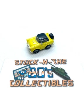 1986 Galoob Micro Machines Yellow 1956 Ford Thunderbird T-bird, Great Condition - Picture 1 of 4