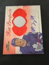 2013-14 FLEER SHOWCASE MORGAN REILLY #ed 5/18 HOT PROSPECTS ROOKIE AUTO FIGHT