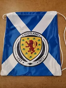 Scotland Flag / soccer logo custom drawstring bag - Bild 1 von 1