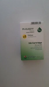 Printerinks.com Yellow Ink Cartridge Canon Compatible (PI-CLI521Y) 3X - Picture 1 of 1