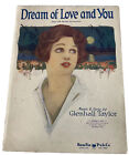 Dream of Love and You by Glenhall Taylor Sheet Music Artwork Cover 1925 