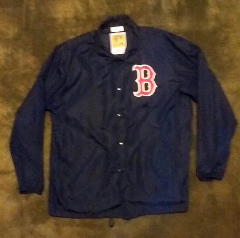 Boston Red Sox MLB Majestic Cooperstown Collection Windbreaker Jacket Size XXL Cover