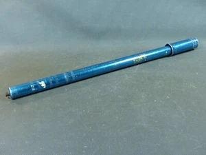Ancienne pompe à vélo en aluminium bleu métallisé vintage cyclo ancien - Picture 1 of 11