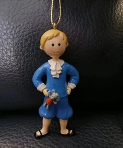 Little Boy In Blue Christmas Ornament - Picture 1 of 6