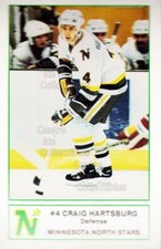 1984-85 Minnesota North Stars 7-Eleven 7-11 #3 Craig Hartsburg