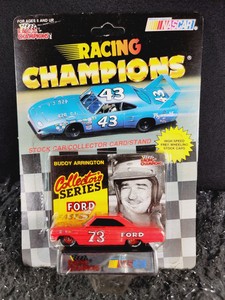 1991 Racing Champions Collectors Series Buddy Arrington #73 Ford w/Card & Stand