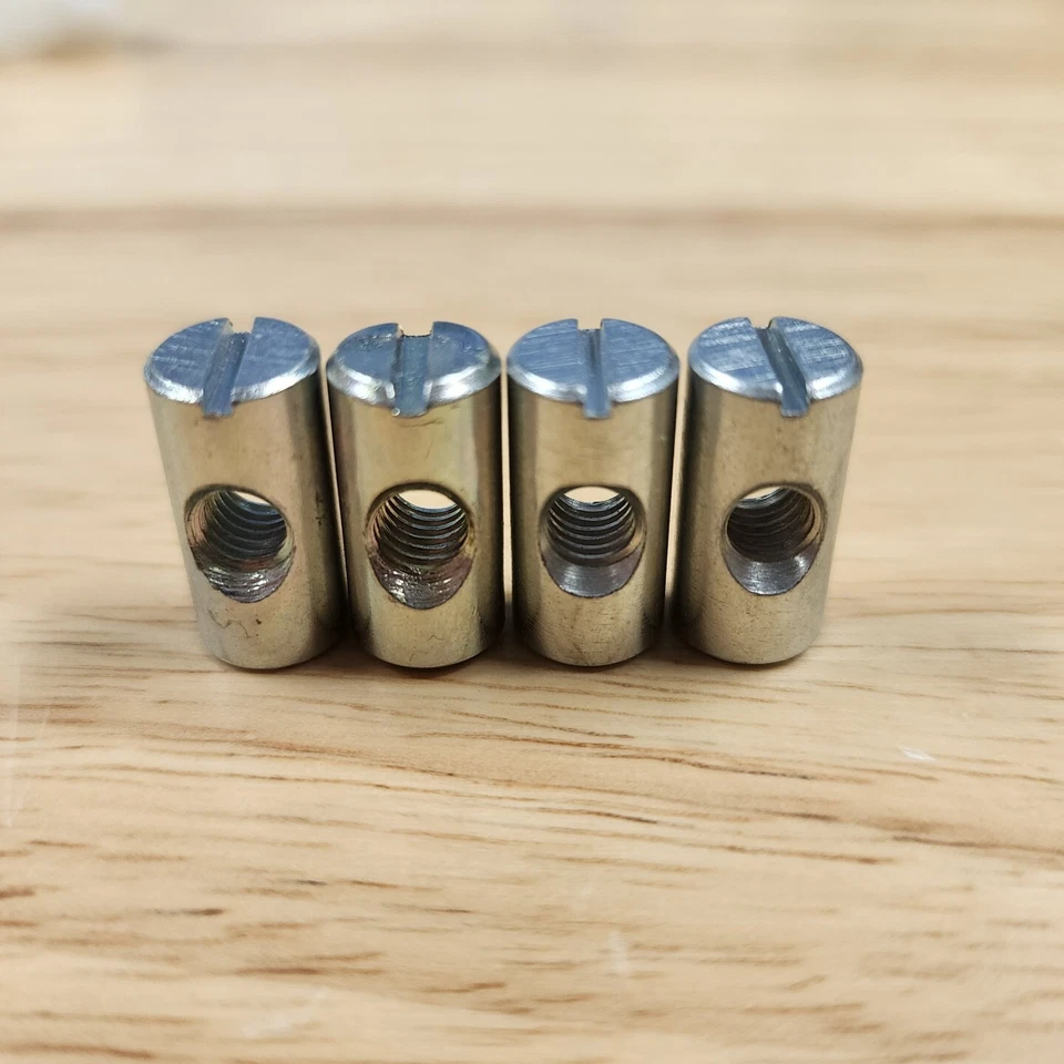 4 Ikea Cross Dowel Nut Sleeve Part # 100505 Same Day Shipping From USA - Image 1 of 1