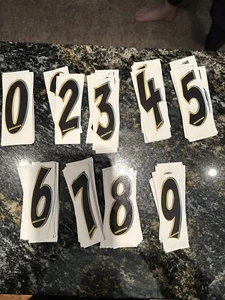 BMX Racing Numbers 4" Custom Color/Black - Picture 1 of 1