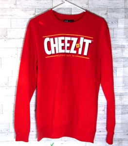 NUEVO CON ETIQUETAS Kelloggs Cheez-it Sudadera Polar Pullover Top Para Hombres Talla S Rojo Nuevo - Imagen 1 de 6