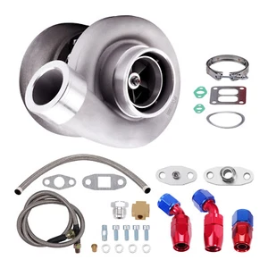 GT45 T4 Turbo Charger Kit Universal Twin Scroll 1.05 A/R 98mm V Band 600+HP - Bild 1 von 12