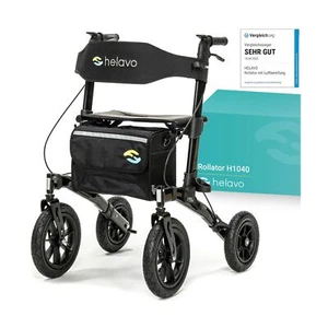 Helavo All Terrain Walker with Pneumatic Tires 12“ Front Large Wheels - Fo - Picture 1 of 6