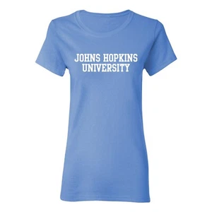 Johns Hopkins Blue Jays Basic Block Women's T-Shirt - Carolina Blue - Picture 1 of 6