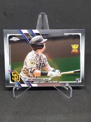 2021 Topps Chrome Jake Cronenworth RC Rookie Debut #USC25 Gold Cup - Image 1 of 2