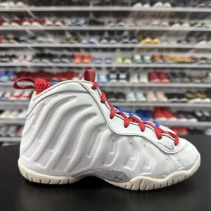 Nike Little Posite One GS ‘USA Moon’ Sneakers DJ4024-001 Kids Size 13 - Picture 1 of 8