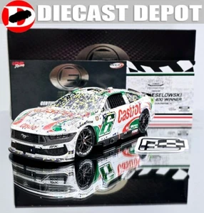 BRAD KESELOWSKI 2024 DARLINGTON WIN CASTROL RACED VERSION 1/24 ELITE - Picture 1 of 12