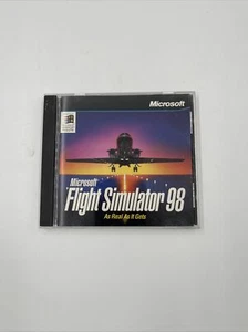 Microsoft Flight Simulator 98 PC CD-ROM Vintage Windows game - Picture 1 of 4