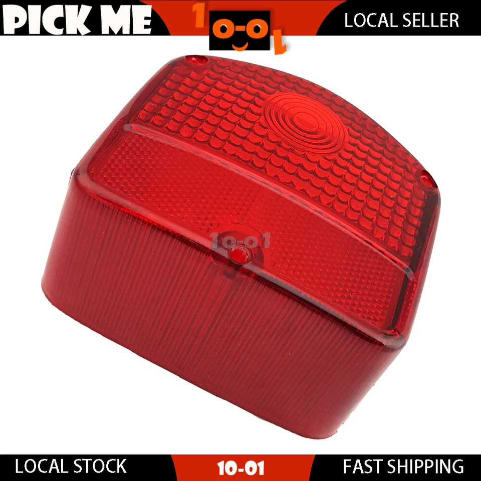 Motorcycle Taillight Tail Brake light Lens Fit Honda XL185S 1979 1980 1981 1982 - Image 1 of 3