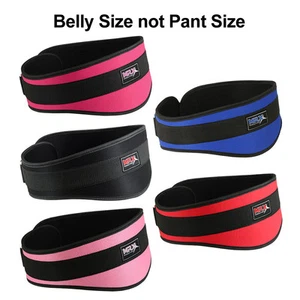 Weight Lifting Belts 6" Gym Fitness Training Belt Workout Back Support MRX New - Picture 1 of 13