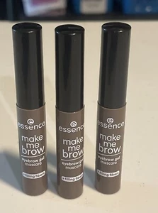 Lot of (3) essence Make Me Brow Eyebrow Gel Mascara #05 CHOCOLATY BROWS - Picture 1 of 2