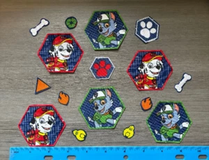 Paw Patrol Pre-Cut Iron on Fabric Appliques - Picture 1 of 1