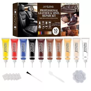 Leder Reparatur Set10 Farben Kunstleder Reparaturset für LedersofaAutositzeM... - Bild 1 von 7