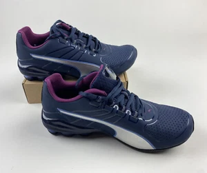 Puma Voltage Blue/Purple Women’s Shoes Sneakers 6.5 lace up everfit 189073 EUC - Picture 1 of 7