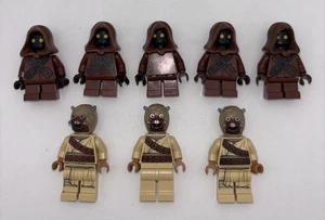 Lego Star Wars Minifigure Lot Minfigs Jawa Sandpeople Tusken Raider Army Builder - Picture 1 of 3