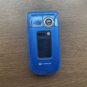 Vodafone CG Silicon Blue Flip Phone Sold-as-is For Parts Repair Japan - Picture 1 of 2