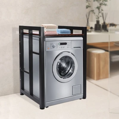 Estante organizador ajustable para lavadora y secadora estante para lavadora y secadora Foto 1 de 4