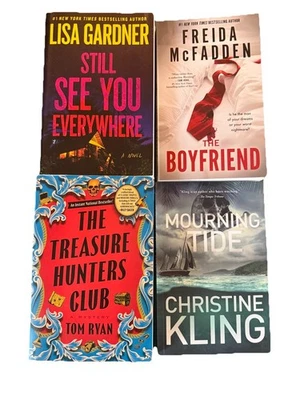 4 Paperback Books. Mystery/suspense. Different Authors - Image 1 of 2