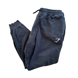 Gymshark Black Workout Jogger Sweatpants Mens Size Large Pockets Comfort Stretch - Picture 1 of 7