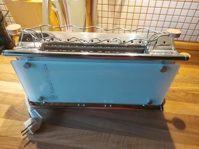 Russell Hobbs Glas Designer Toaster weiß *** Glass Line Edition *** Top - Bild 1 von 4