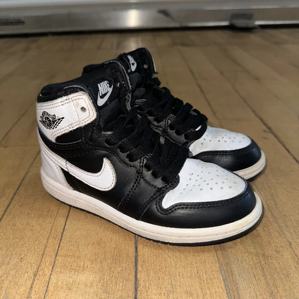 Nike Air Jordan Tenis Niños 11 Blanco Negro Cuero Retro Alto OG Preescolar Foto 1 de 4