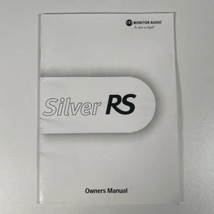 Altavoces Monitor Audio Silver RS RS1 RS5 RS6 RS8 RS LCR RS FX manuales del propietario - Imagen 1 de 5