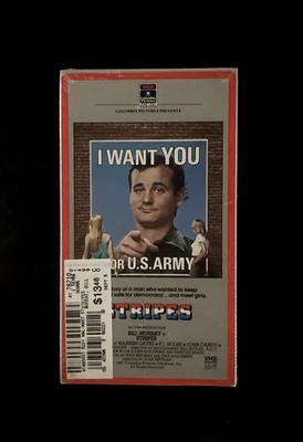 Factory Sealed VHS "STRIPES" RCA Watermarks Bill Murray - Image 1 of 4