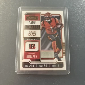 2023 Panini Contenders - Ja'Marr Chase #21 Bronze Game Ticket - Picture 1 of 2