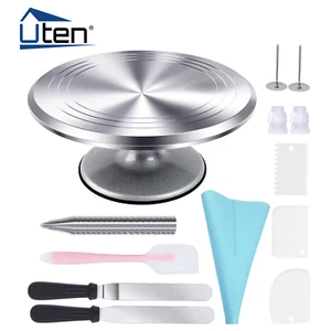 Uten 33 Pcs Cake Turntable Cake Stand Cake Decorating Supplies Kit Baking Tools - Picture 1 of 8